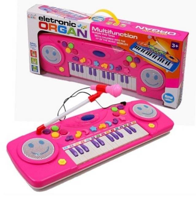 ELECTRONIC ORGAN - MAINAN PIANO ANAK EDUKATIF - KEYBOARD MUSIK EDUKASI