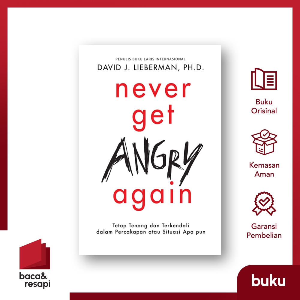 Never Get Angry Again - Baca - David J. Lieberman