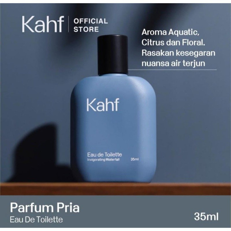 KAHF Parfum Pria  Eau de Toilette 35 ml ( Invigorating Waterfall ) PARFUM