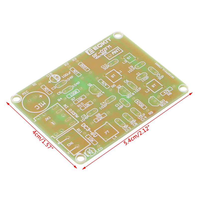 DIY Kit 88-108MHz FM Transmitter Frequency Modulation Wireless Microphone Suit