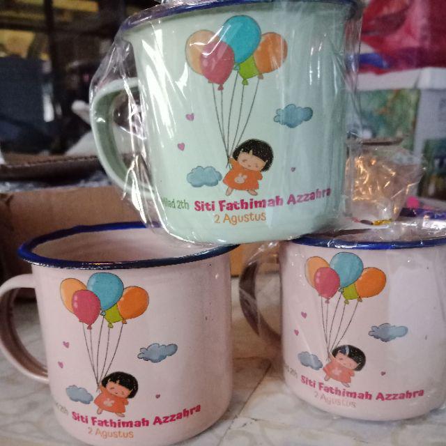 Souvenir Gelas Enamel (7cm)