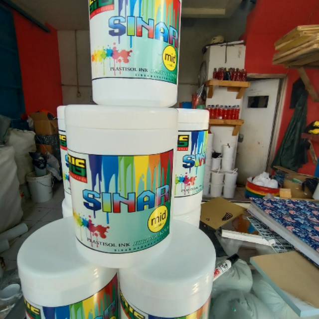 

Cat sablon plastisol SHS kemasan 5 kg di jamin berkualitas