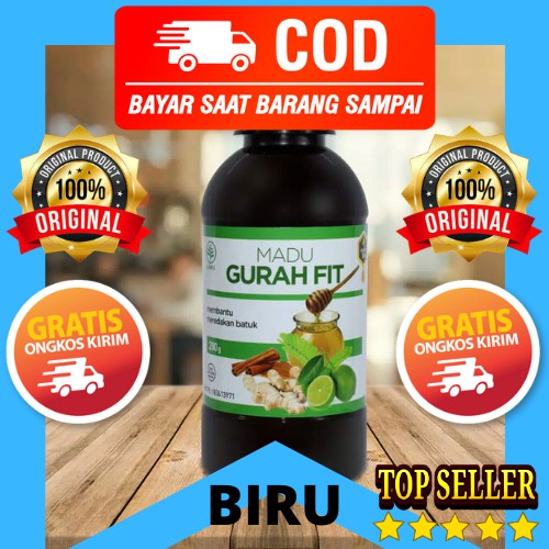 [BONUS] MADU GURAH FIT Asli Original Gurahfit Madu Untuk Batuk Radang Tenggorokan, Gurah Fit madu