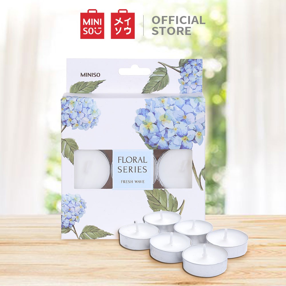 Jual Miniso Official Floral Series Scented Candle 18 Pack/ Lilin