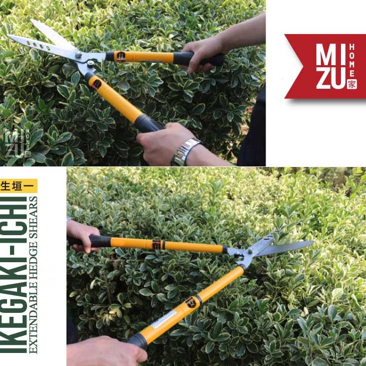 MIZU IKEGAKI-ICHI Hedge Shears Hedge Clippers Gunting Rumput Dahan Pohon Gunting Taman Gunting Pagar