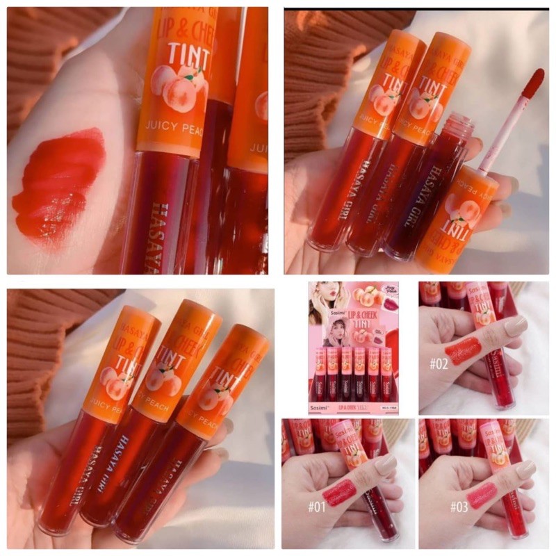 [ ECER ] SASIMI &amp; HASAYA &amp; IMAN PEACH LIPTINT