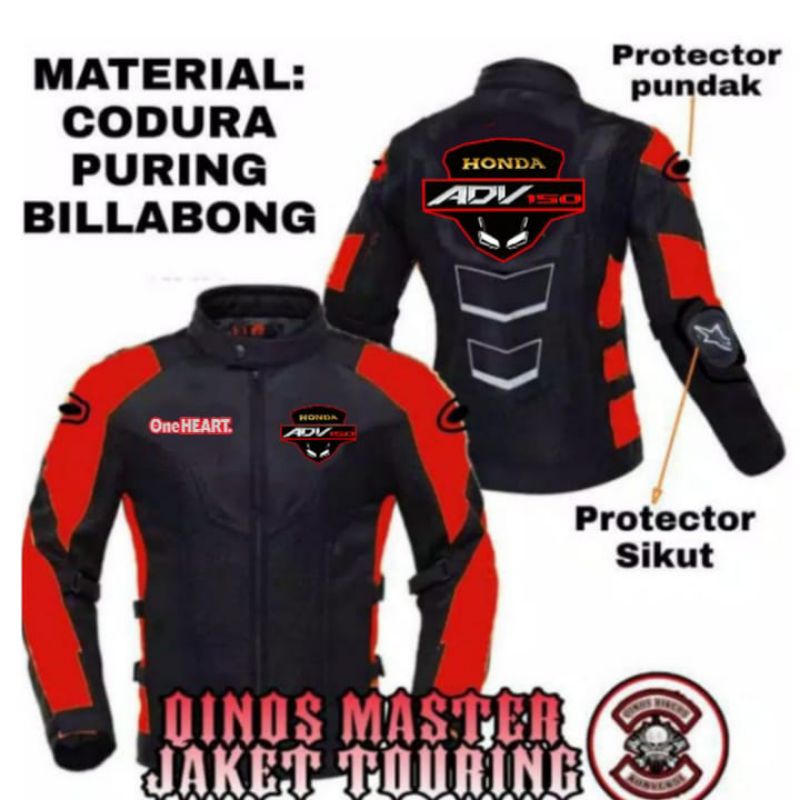 Jaket Touring Honda Adv Full Protektor Jaket Motor Windproof Honda ADV A002