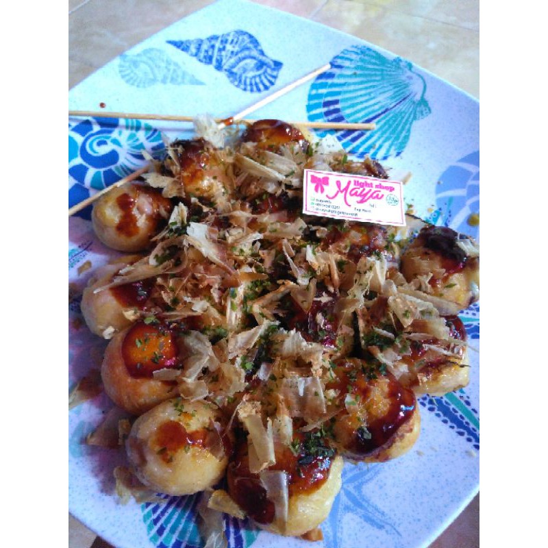 Katsuobushi 50gr 25gr cakalang asap taburan takoyaki ikan serut fish flakes okonomiyaki bonito katsuo dashi