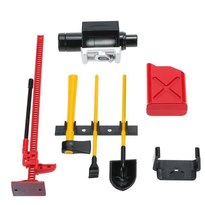 Decoration Tool Set Kit RC Accessories for RC Adventure Rock Crawler