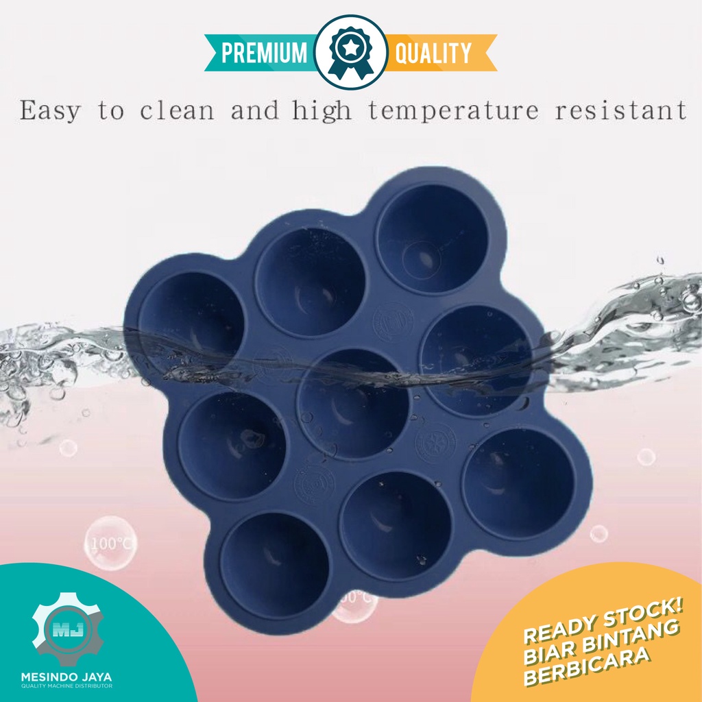 Wadah MPASI Bayi Silikon Cetakan Es Batu Silicone Tempat Simpan