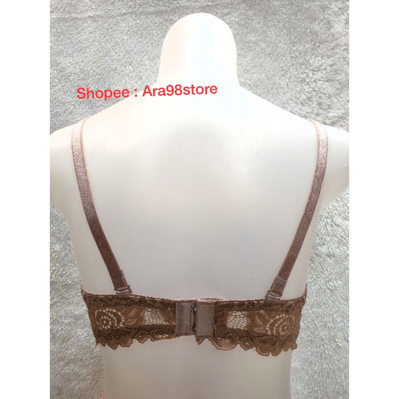 MURAH ! BH BRA TALLY 2936 Bra Brokat Busa Tipis Ada Kawat CUP B | BROKAT FULL | ADA RENDA SETENGAH CUP | BAHAN IMPORT SIZE 34 36 38 ARA98STORE