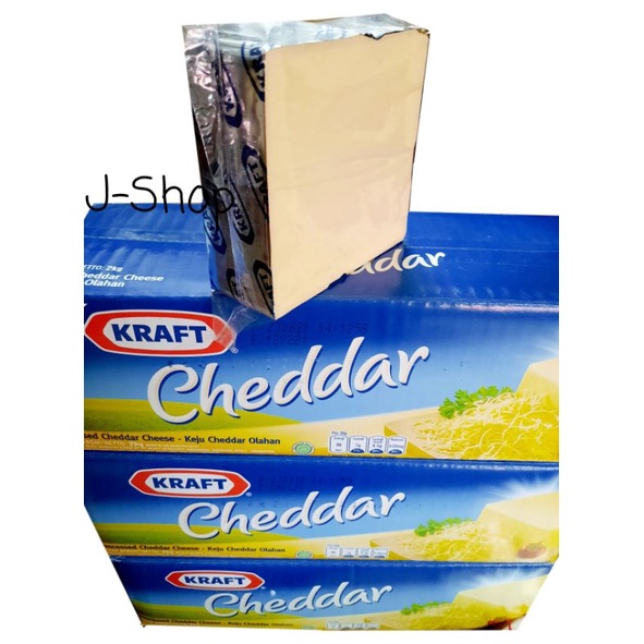 

KEJU KRAFT CHEDDAR/CHEDDAR KRAFT CHEESE 250GR ECER