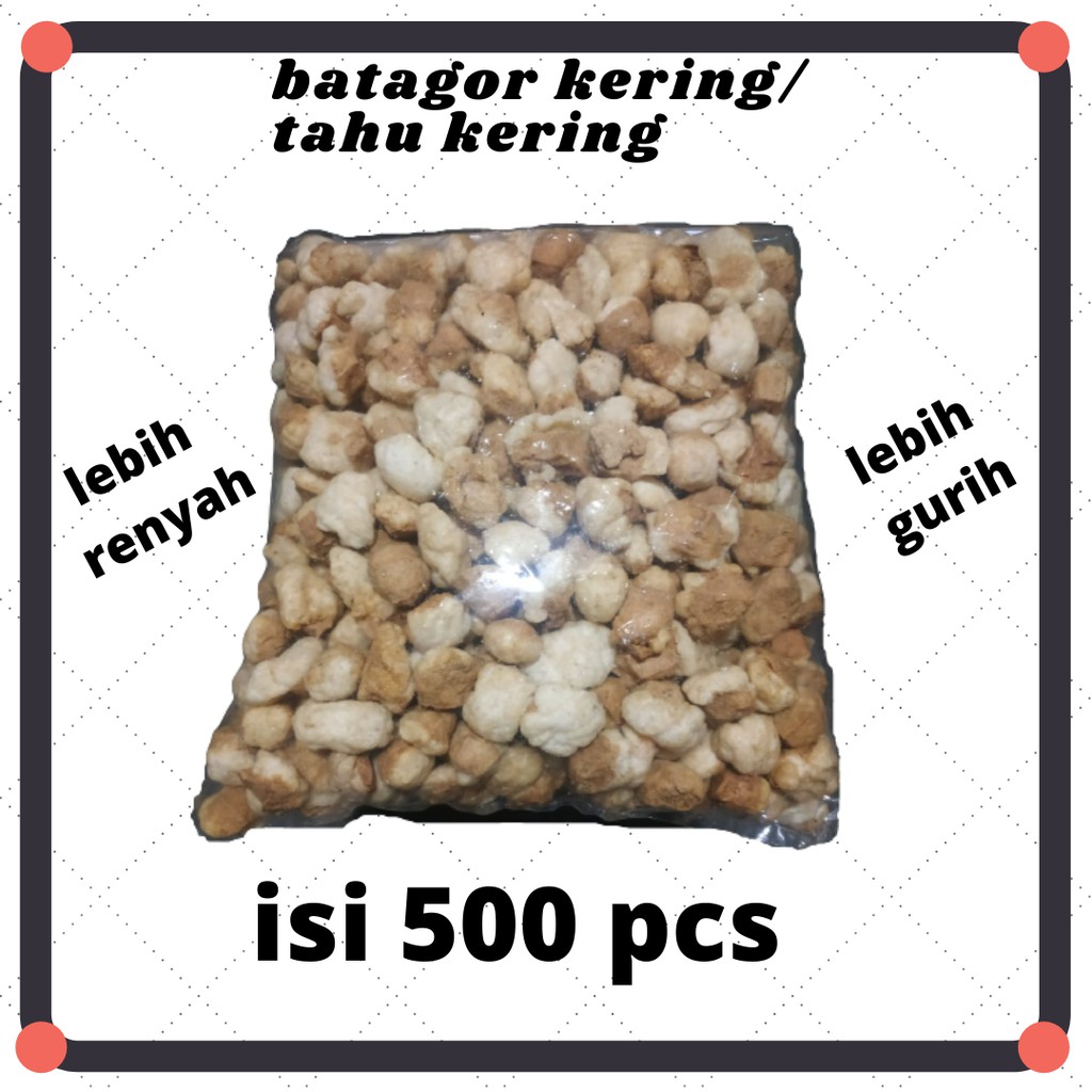 

Batagor Kering / Tahu Kering / Cuanki Tahu Pasung Isi 500 Pcs