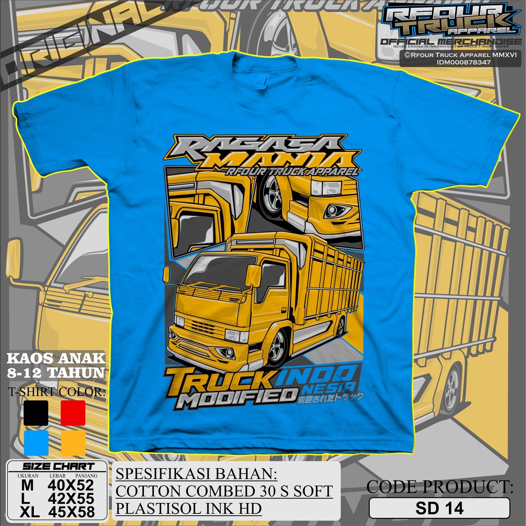 Kaos truck anak anak 8-12 tahun Baju kaos anak Kaos anak gambar truck Kaos truk anak Kaos Rfour Truck termurah kaos truk oleng kaos truck mania baju kaos truk oleng anak