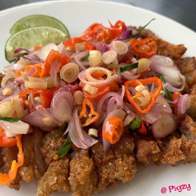 

Samcan goreng sambal matah