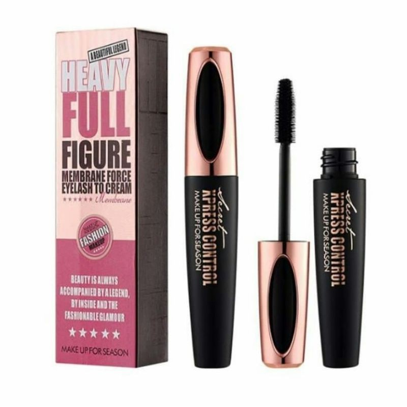 Heavy Full Figure 4D Silk Fiber eyelash mascara/maskara heavy full 4D/maskara 4D