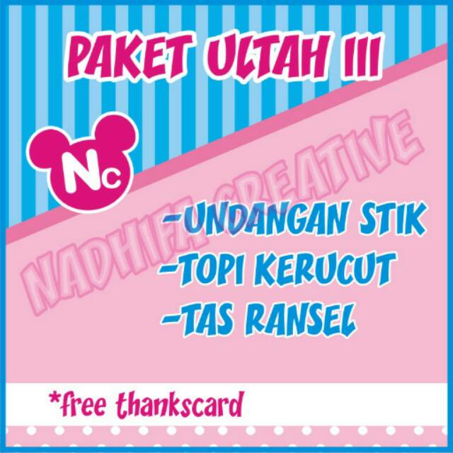 

Paket ultah III