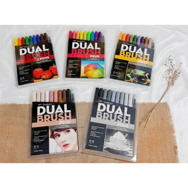 

Tombow Dual Brush Pen Isi 10 ORI