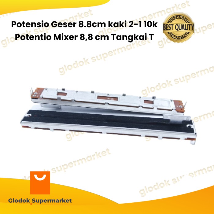 Potensio Geser 8.8cm kaki 2-1 10k Potentio Mixer 8,8 cm Tangkai T