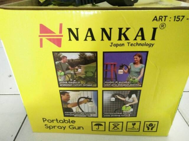 Nankai Portable Spray Gun Atau Mini Compresor Portable Spray Gun Spray Gun Elektrik Alat Semprot Cat Elektrik