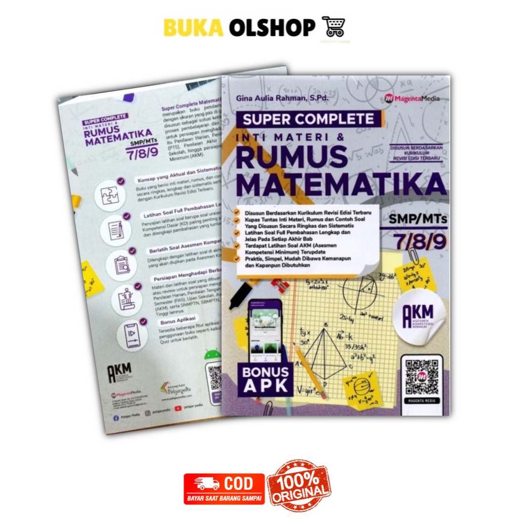 Super Complete Inti Materi & Rumus Matematika SMP