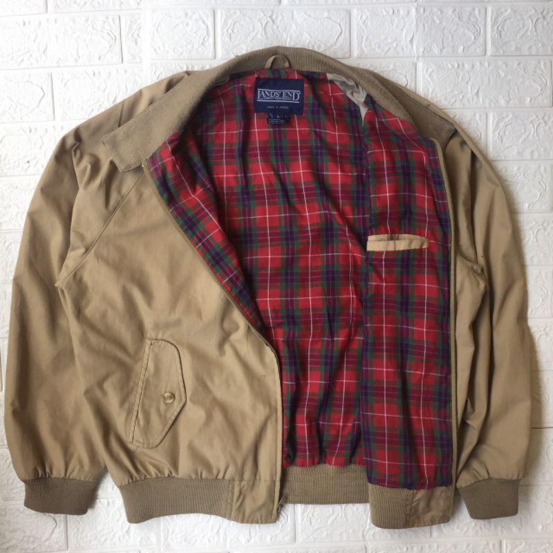 Jaket Harrington Lands End