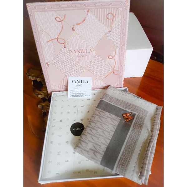 vanilla hijab monogram series