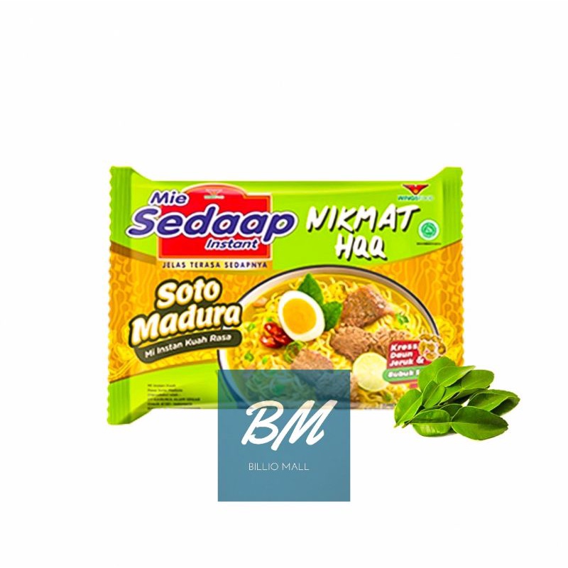 Nafariz724 Mie Sedaap Soto Madura 5 X 82 Gr / Mi Sedap Soto Madura 5 Pcs / Mie Sedap Kuah Rasa Soto