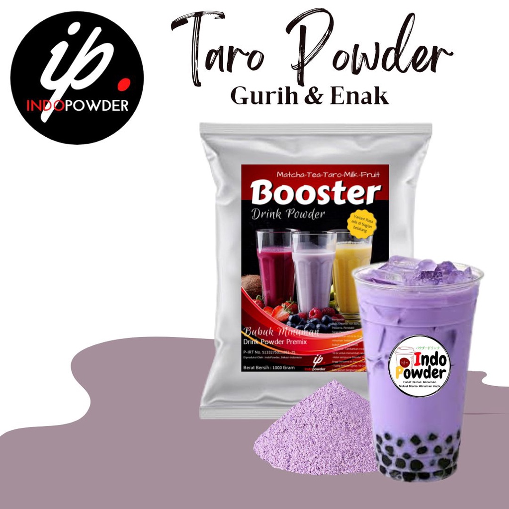 Bubuk Minuman rasa TARO 1Kg - Bubuk TARO 1Kg - TARO Bubuk 1Kg - TARO Powder - Bubuk Minuman TARO