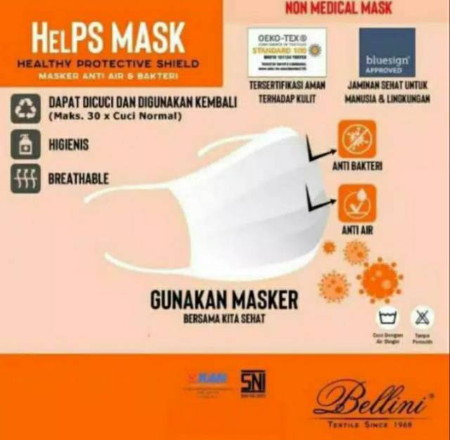 Paket Face Shield Nagita Slavina warna dengan Masker Bellini