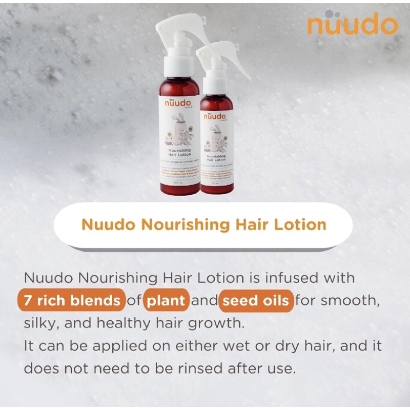 Nuudo Nourishing Hair Lotion Spray 100ml