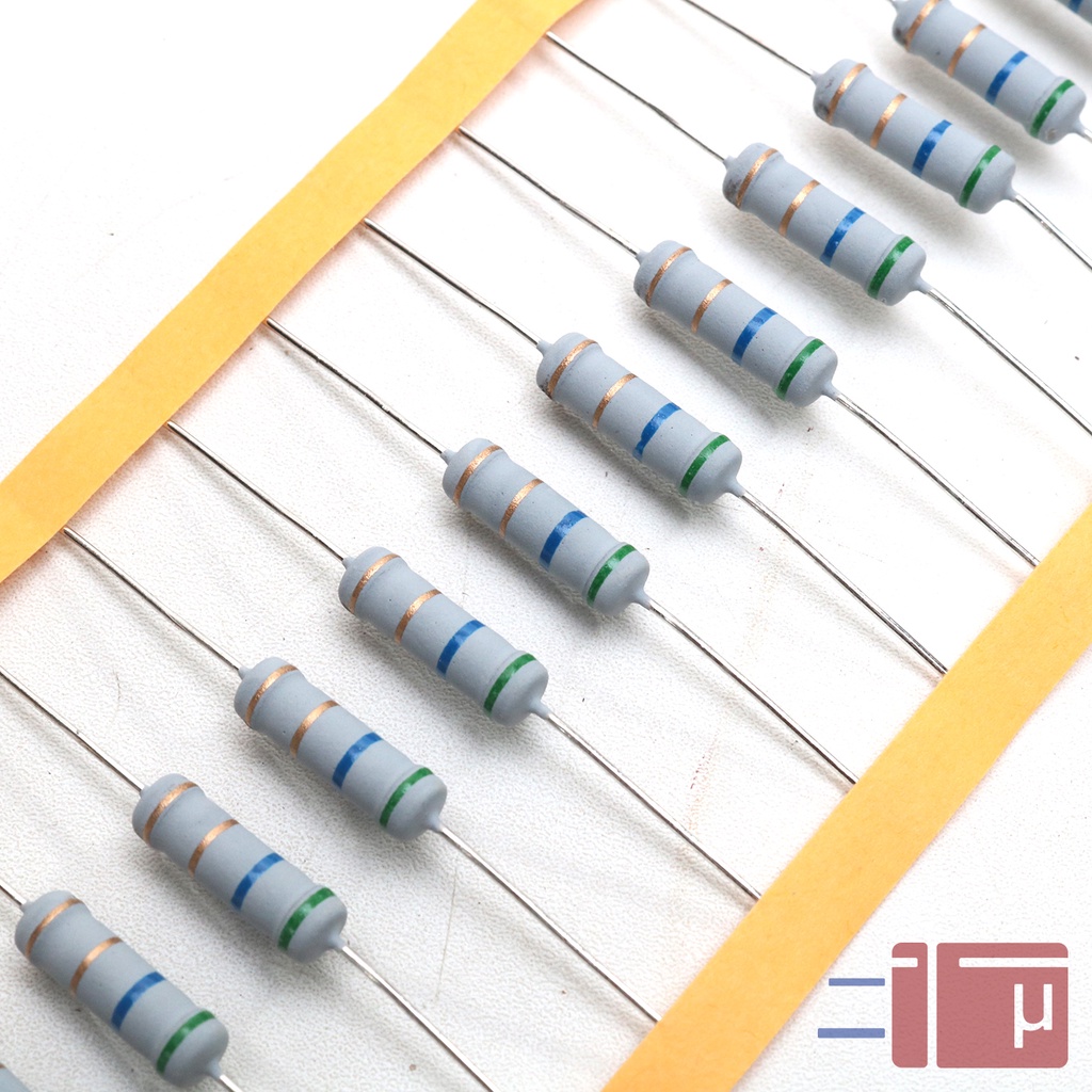 Resistor 5R6 5.6 Ohm 2W Metal Oxide 5% Taiwan Kaki Tembaga