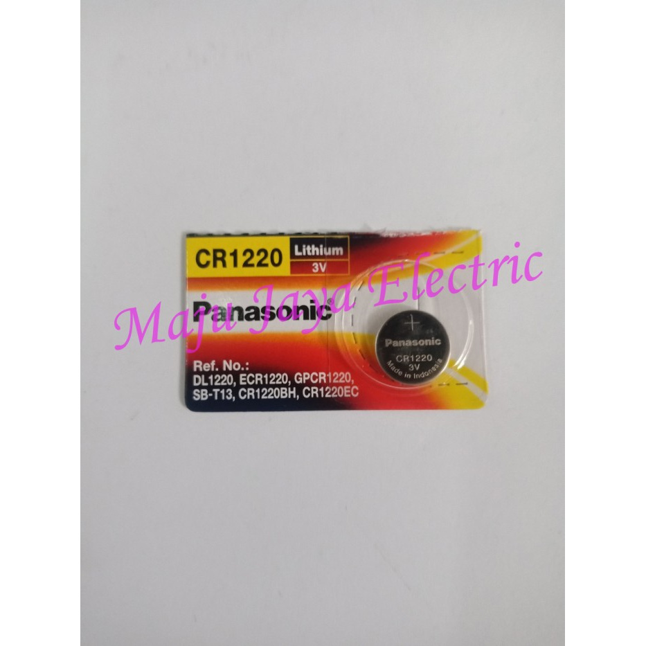 Baterai Batere CR1220 Lithium Kancing 3 v Volt Panasonic CR 1220 3V