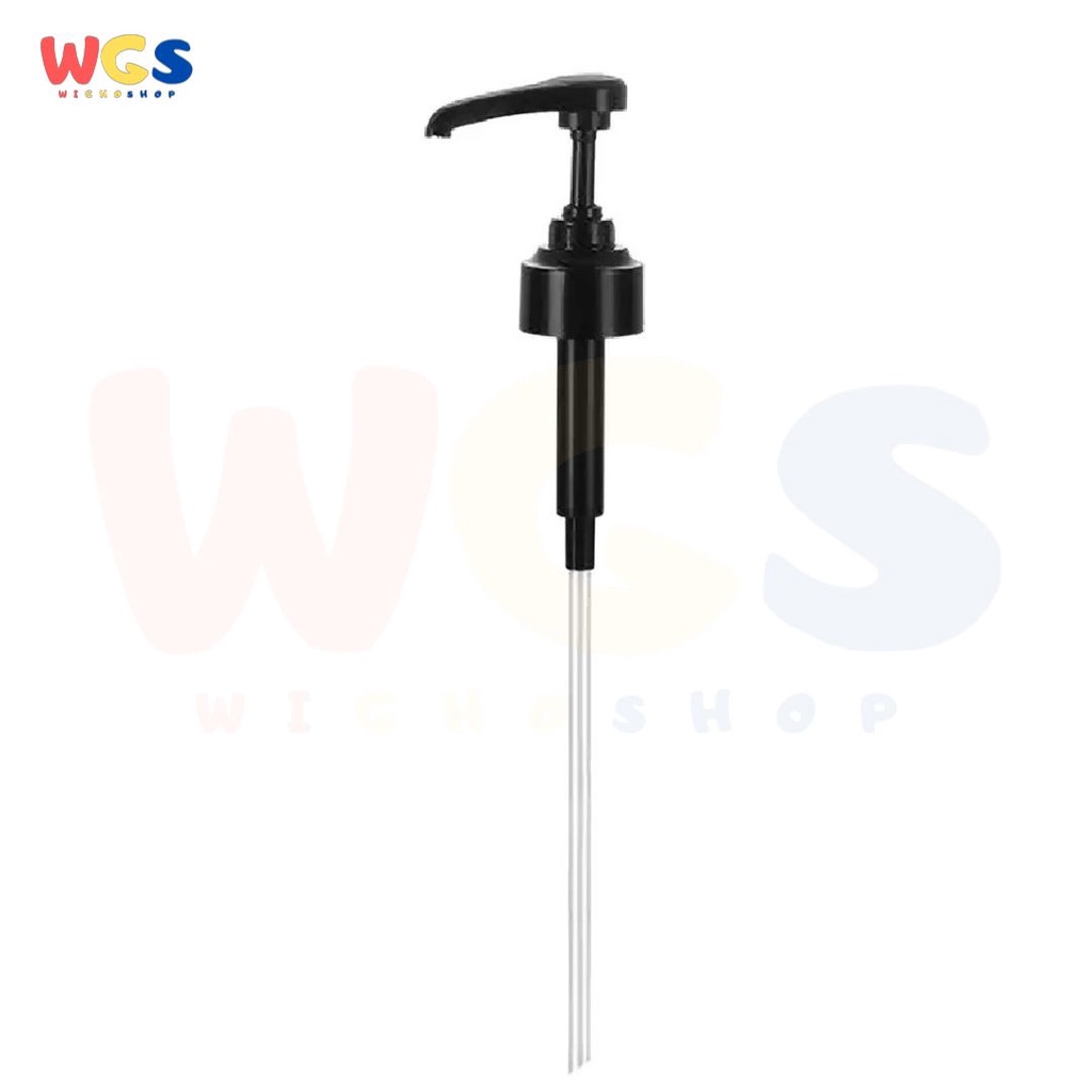 Sirup Pump - Pompa Botol Kaca Sirup 10 ml - Hitam