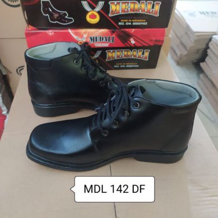 Sepatu kulit pria PDH polri TNI security guard PNS sepatu Kerja formal