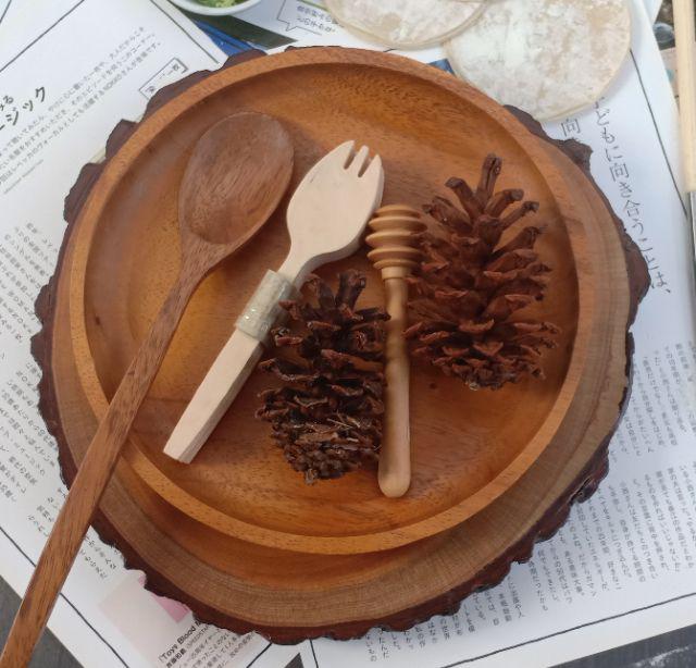 Natural Wood Honey Dipper/ Sendok Madu