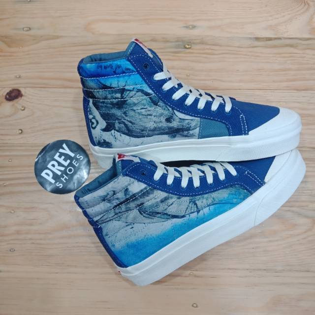 VANS VAULT SK8 HI X RALPH STEADMAN WHALE OG STYLE 138 LX OCEAN WHITE