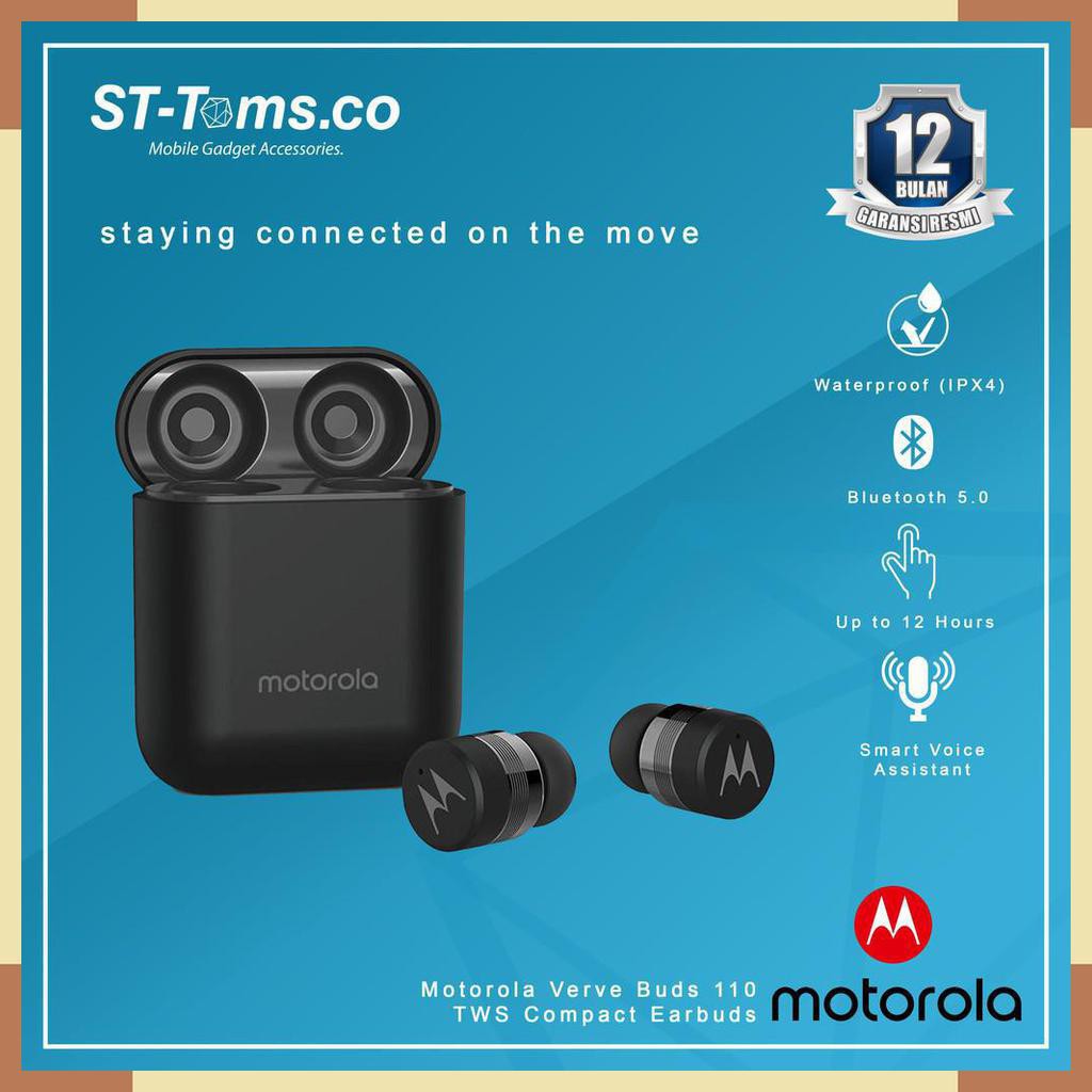 Motorola Verve Buds 110 TWS True Wireless Compact Earbuds