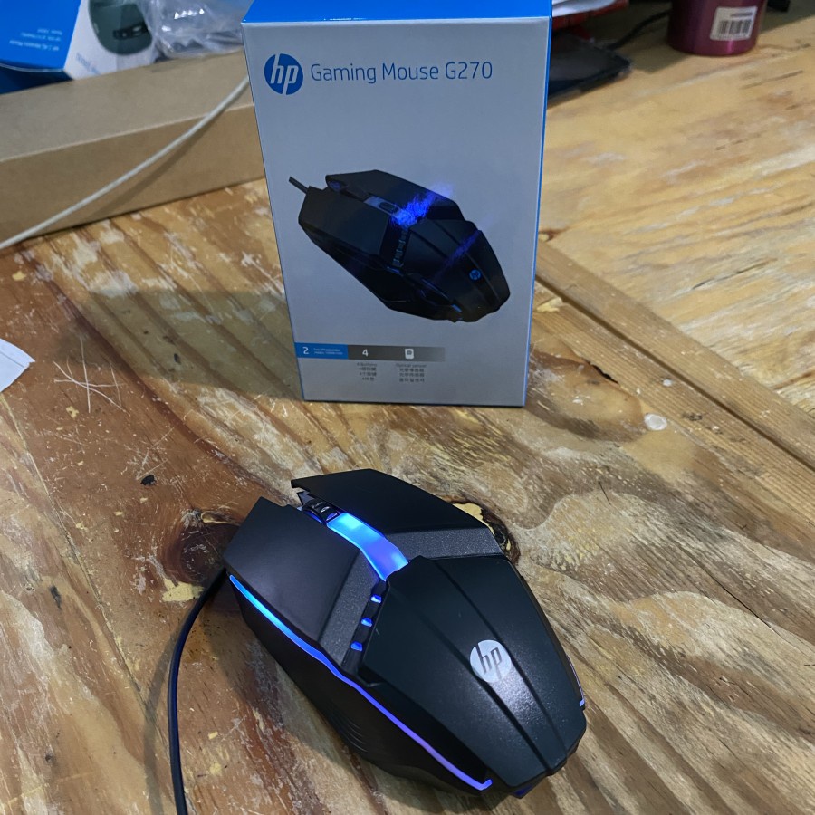 Mouse Gaming HP G270 Wired With LED Backlight RGB