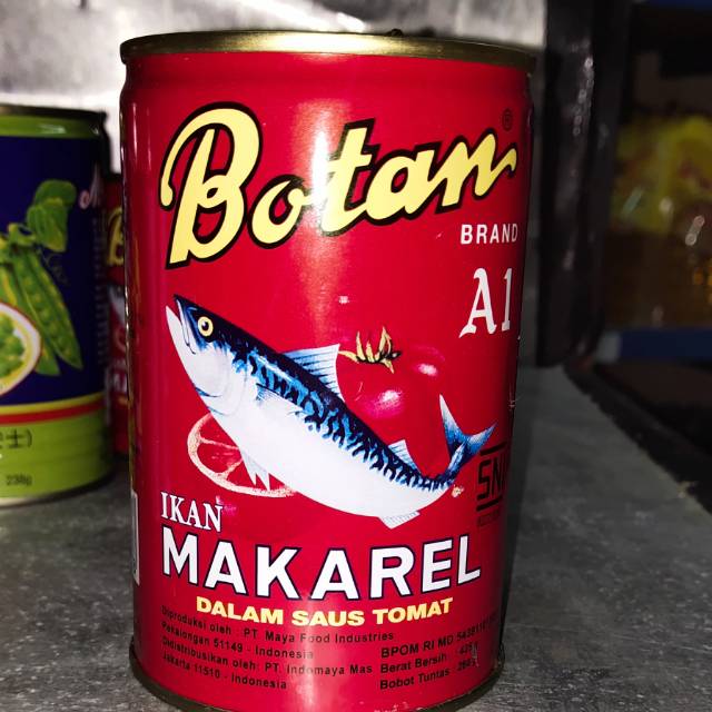 Botan mackerel tomato / sarden botan tomat