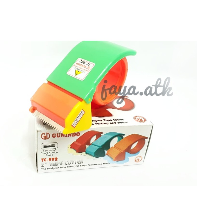 TAPE DISPENSER ALAT PEMOTONG LAKBAN 48MM PISAU CUTTER LAKBAN TC-992 DISPENSER PLAKBAN PLASTIK BAGUS