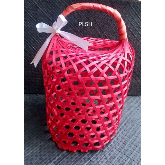 anyaman bambu tas bulat D.20 T.23
