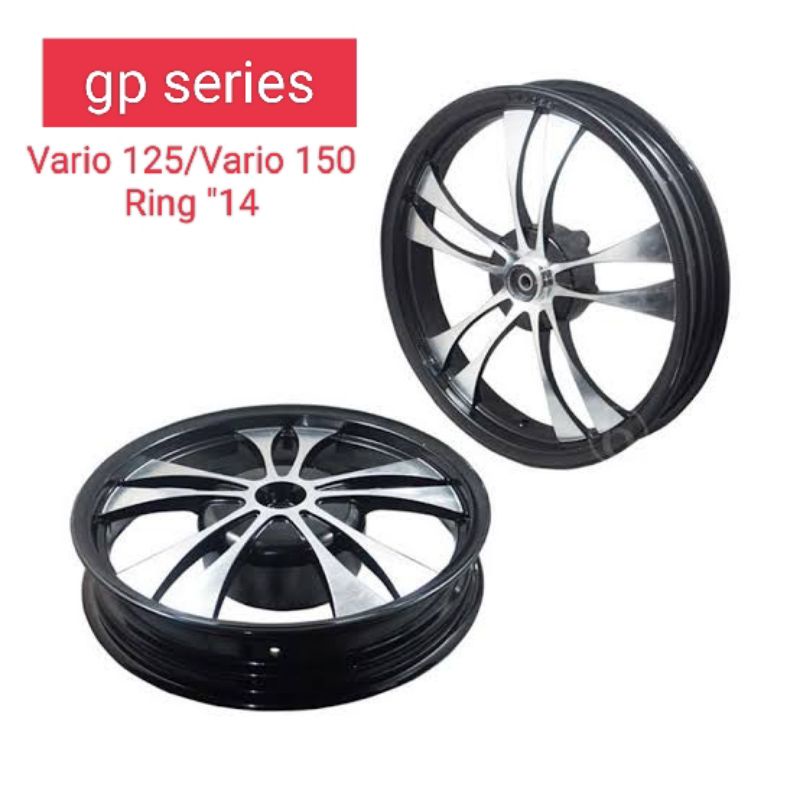 VELG RACING VARIO 125/VARIO 150/PCX 150 CBU THAILAND VROSSI VENOM COSMIC 1SET UK 215/250-14 PNP