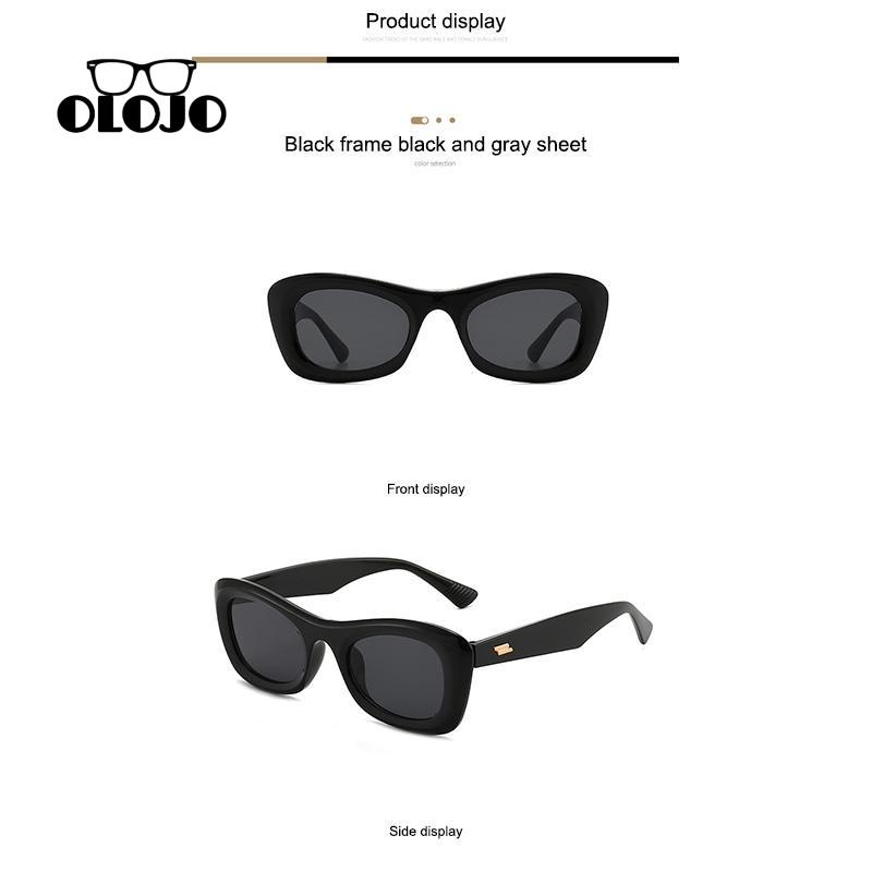 【COD】Kacamata Hitam Pelindung UV Bingkai Oval Bening Model Sederhana Untuk Wanita