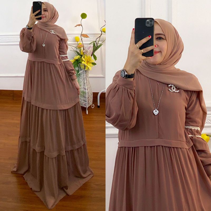 Gamis syari Humairah dress ORI Nabil