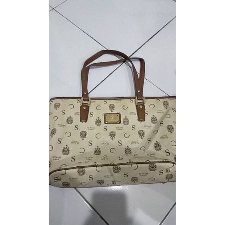 Pre loved Tote Bag St. Scott London ala tas jonggol