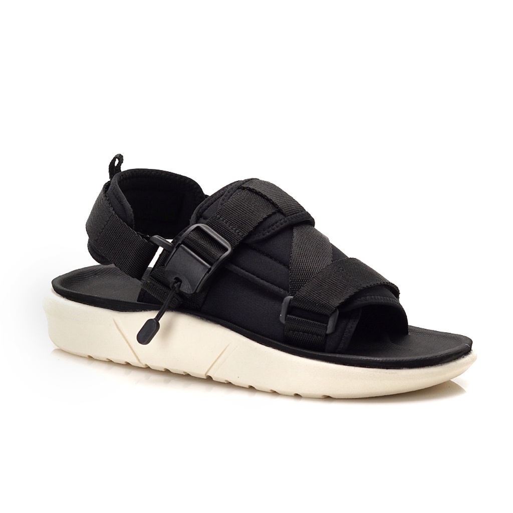 INTROVERT BLACK |ManNeedMe x Reyl| Sandal Gunung Pria Sendal Pria ORIGINAL