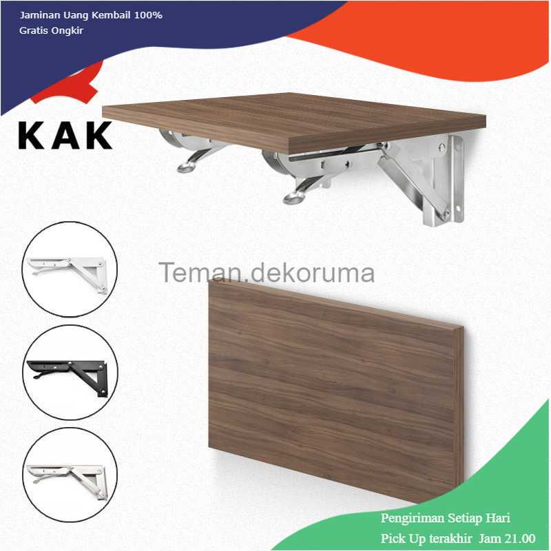 TD-AI02 KAK Bracket Engsel Siku Folding Stainless Steel 2 PCS - KAK-6113