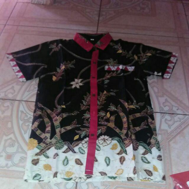 Vanbas Store  Batik Couple Family Adelia Madura Biru / Batik Keluarga / Batik Murah Solo / Ootd Kond