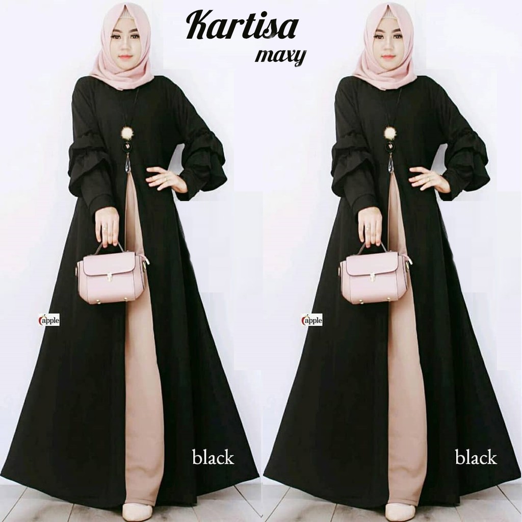 Kartisa Maxy Dress / Faashion Muslim / Dress Muslim AP / Berukuran One SIze